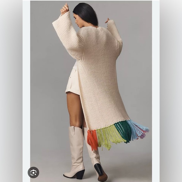 Anthroplogie sweater cardigan and scarf BOTH - Picture 2 of 11